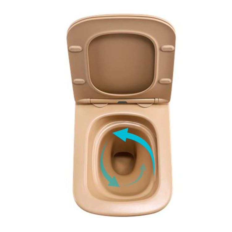 Унітаз підвісний Qtap Tern Ultra Quiet 520×345×325 мм, Beige, з сидінням Slim Duroplast / Soft-close / Quick Release QTTER26SB49001 - 6