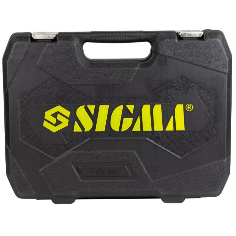 Набор насадок торцевых и бит 1/4&amp;quot;, 1/2&amp;quot; 108шт CrV mid Sigma (6003771) - 5