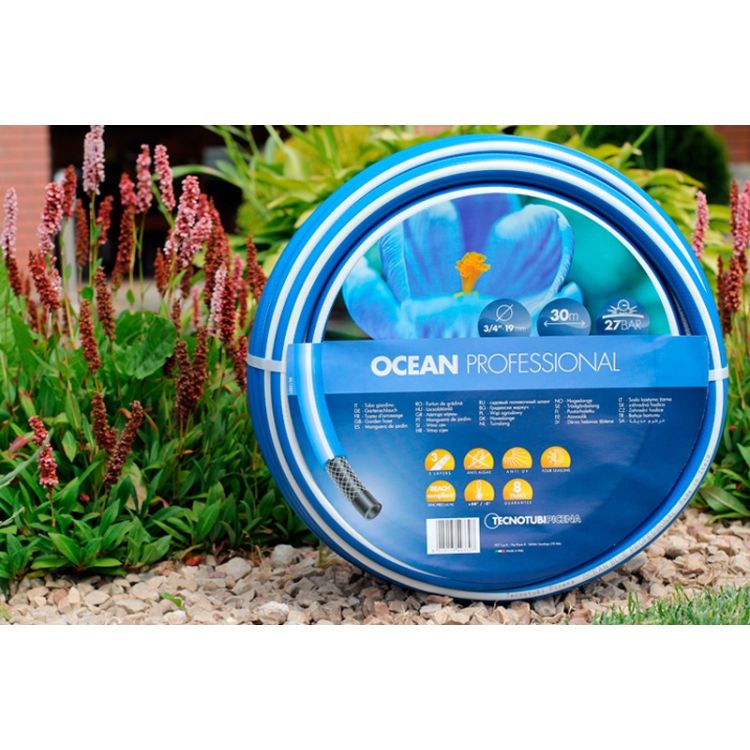 Шланг садовый Tecnotubi Ocean для полива диаметр 1/2 дюйма, длина 50 м (OC 1/2 50) - 2