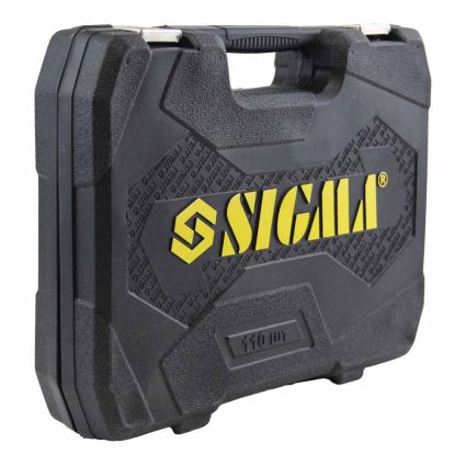 Набор насадок торцевых и бит 1/4&amp;quot;, 1/2&amp;quot; 108шт CrV mid Sigma (6003771) - 4