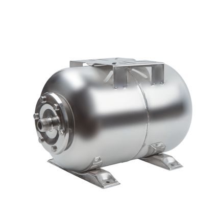 Гидроаккумулятор горизонтальный 24л (нерж) WETRON (779211) - 1