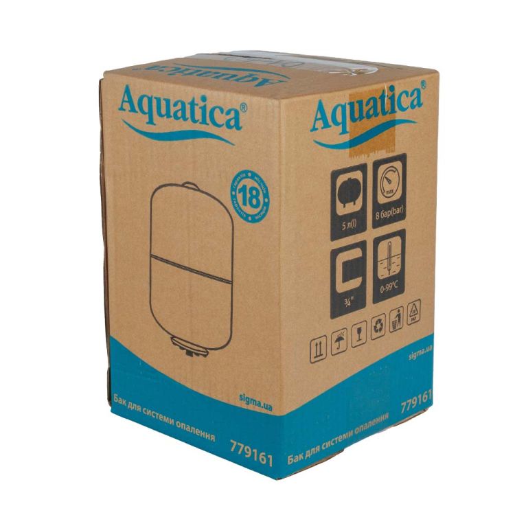 Бак для системи опалення циліндричний (розбірний) 5л AQUATICA (779161) - 6