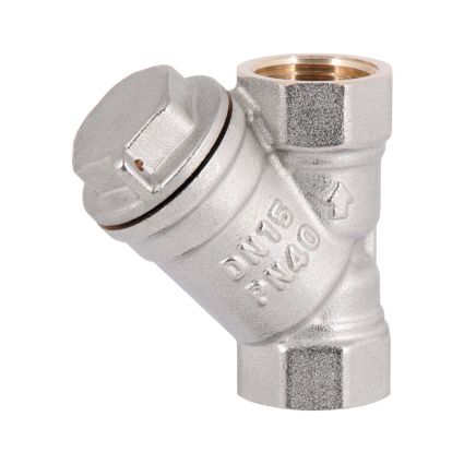 Фільтр грубої очистки Standart 1/2&amp;quot; ВВ косий д/води TAS124W15 Thermo Alliance - 1