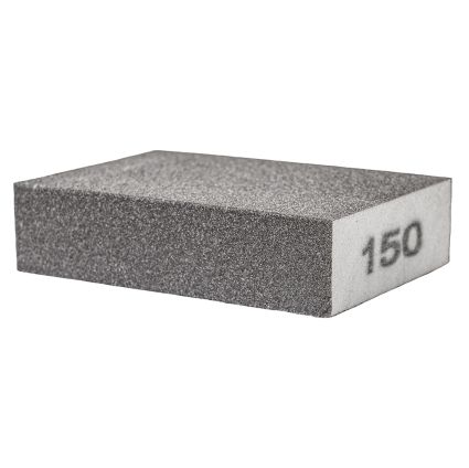 Губка шлифовальная четырехсторонняя 100х70х25мм P150 Sigma (9130681) - 4