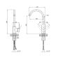 Акционный набор 3+2: Смеситель для кухонной мойки Brinex BRIN35C20N - 2