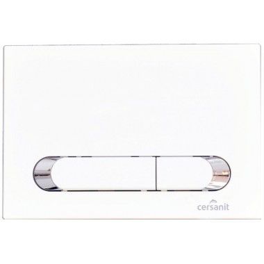 Кнопка зливу Cersanit HI-TEC TEAR біла - 1