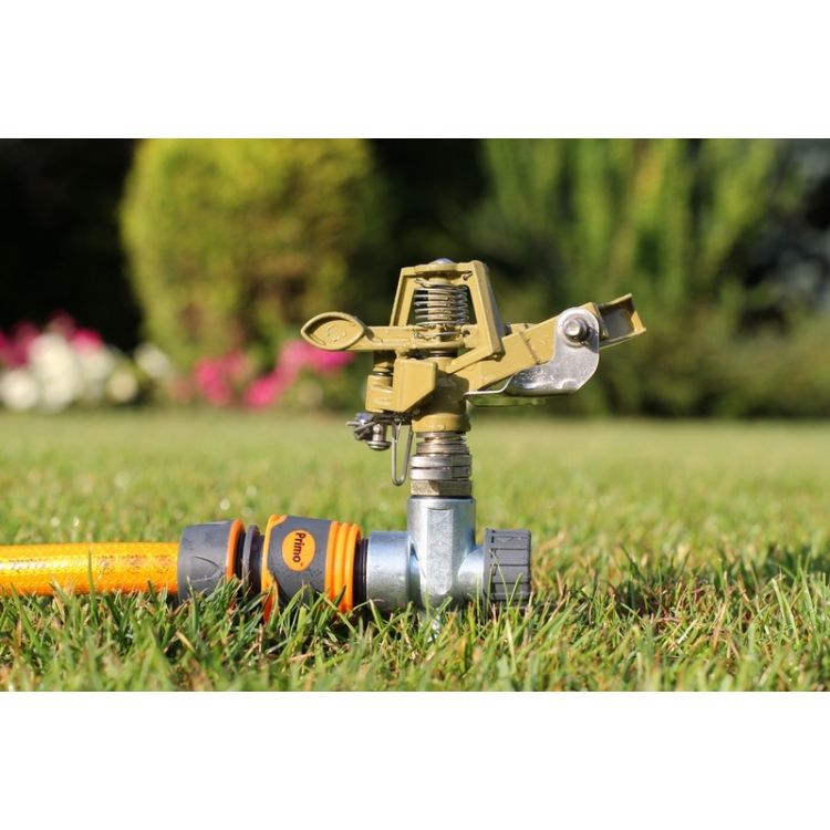 Дощувач Presto-PS зрошувач імпульсний для газону металевий (8105D-BL) - 4