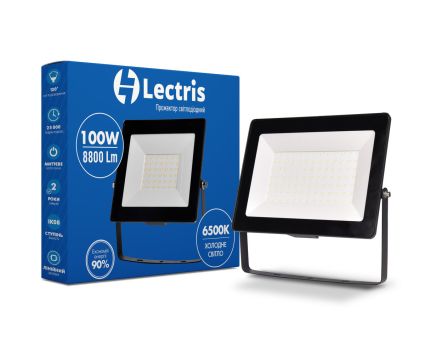 Прожектор LED100W 8800Лм 6500K 185-265V IP65 Lectris - 1