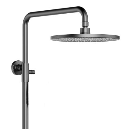 Душова система для душу Qtap Slavonice на два споживача QTSLA110GMB45913 Gunmetal Black PVD - 4