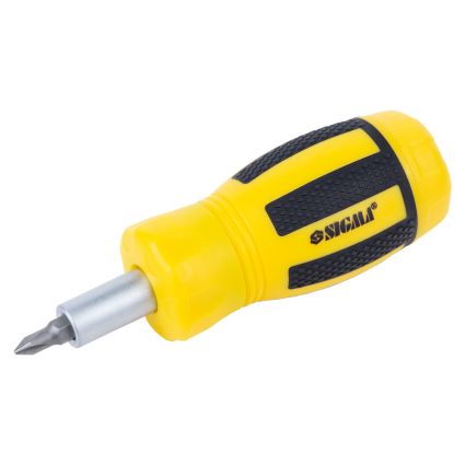 Отвертка с реверсом MINI + биты 6шт CrV Sigma (4001811) - 4