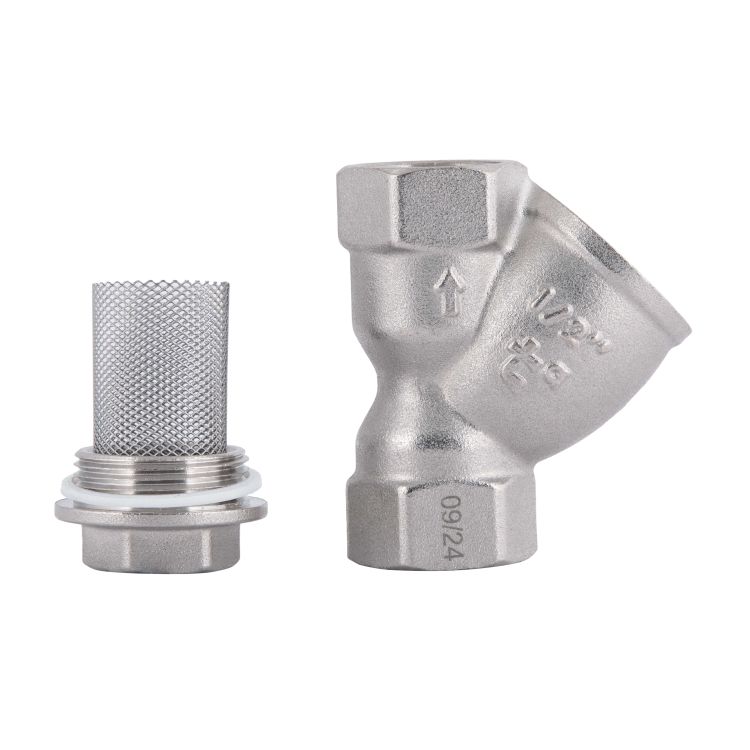 Фільтр грубої очистки Forte 1/2&amp;quot; ВВ косий д/води TAF124W15 Thermo Alliance - 6