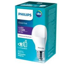 Лампа LED 11W E27 (3шт) 4000K Bulb RCA HO А-60 Multipak * 3 Philips