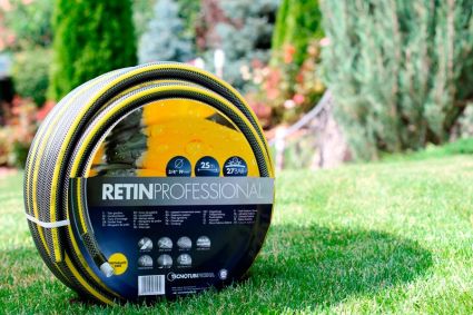 Шланг садовый Tecnotubi Retin Professional для полива диаметр 5/8 дюйма, длина 25 м (RT 5/8 25) - 3