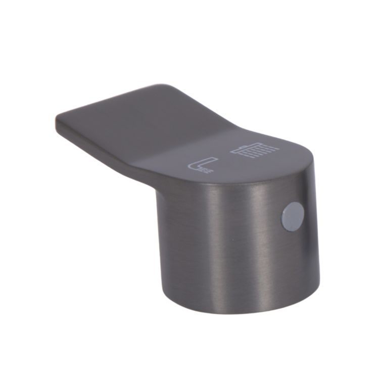 Ручка перемикача режимів Qtap (27,1x45,5x27,4) для душової системи Presto Graphite QTPRE271455274GRP50517 - 2