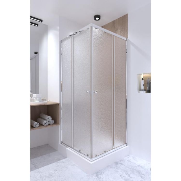 Набір Q-tap душова кабіна Presto CRM1099SP5 Pear + піддон Unisquare 309915 - 10