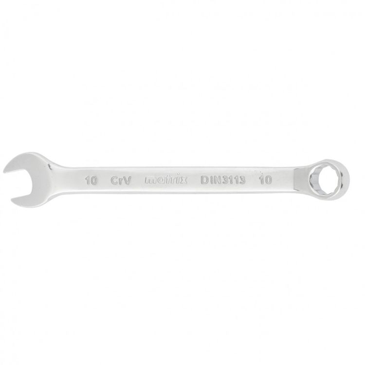 Ключ комбинированный, 10 мм, CrV,полированный хром MTX 151549 - 1