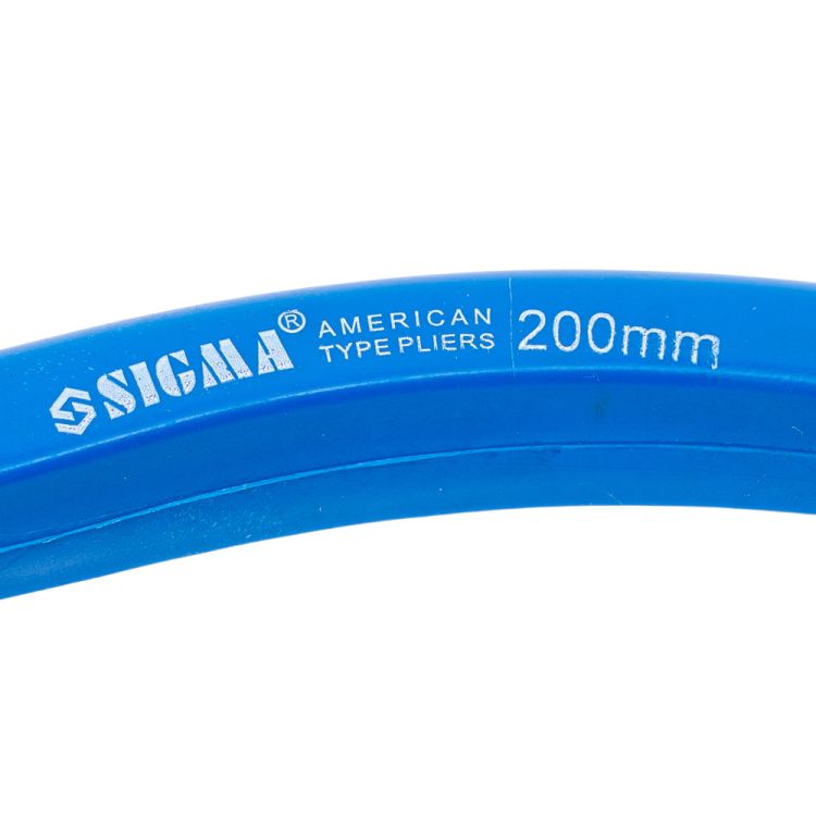 Длинногубцы прямые 200мм синие Sigma (4357201) - 6