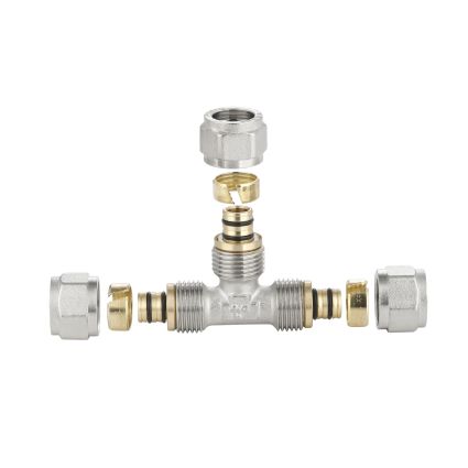 Тройник металлопл 16*16*16 SF176W161616 Forte - 6