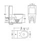 Унітаз підлоговий Qtap Vlasta Ultra Quiet безобідковий з сидінням Soft-close WHITE QT28228300W - 2