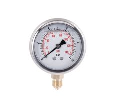 Манометр із гліцерином Thermo Alliancе Forte 10 бар, 1/4&quot;З, нижнє підключення TAF170G10B