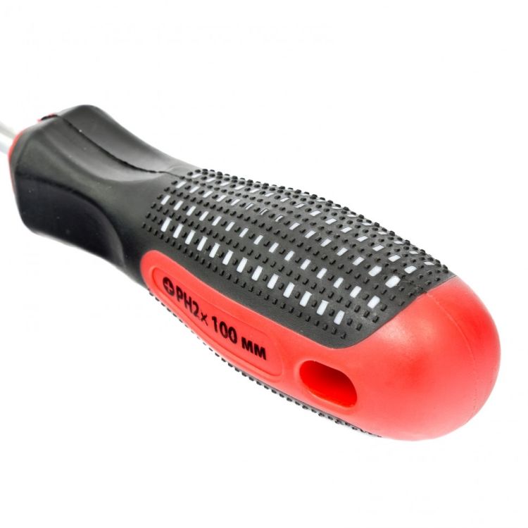 Викрутка Fusion, Ph2 х 100 мм, CrV, 3-компонентна рукоятка &amp;quot;anti slip&amp;quot; MTX 114419 - 3