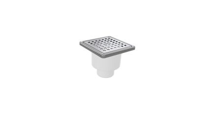 Трап 10х10 нижний Nova 5067N решетка-нерж.d=50 - 1