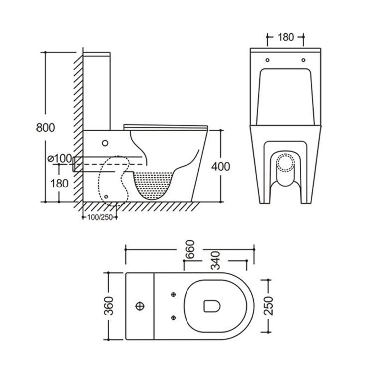 Унітаз підлоговий Qtap Vlasta Ultra Quiet безобідковий з сидінням Soft-close WHITE QT28228300W - 2