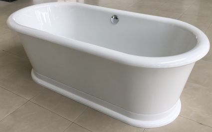 Ванна акриловая 180x85x63,5 см, стоящая отдельно, с сифоном - 4