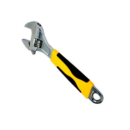 Ключ разводной 200мм CrV (обрезиненная рукоятка) Sigma (4101021) - 3