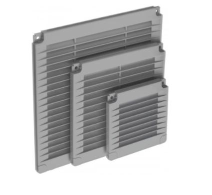 Решетка airRoxy 200x200 grey (02-320) - 1
