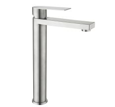Змішувач для раковини високий Lidz Nexus 001FH (k35)  LDNEX001FHNKS49185 Nickel
