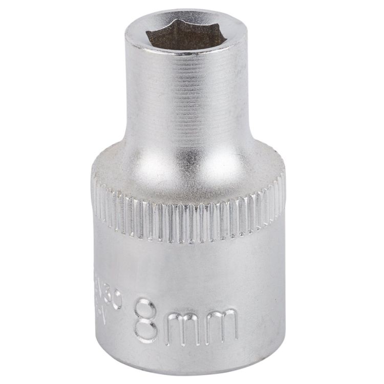Насадка шестигранна коротка 1/2&amp;quot; 8мм CrV mid Sigma (6071081) - 1