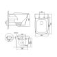 Унитаз подвесной Qtap Tern Ultra Quiet безобедочный с сиденьем Soft-close WHITE QT17332303AW - 2
