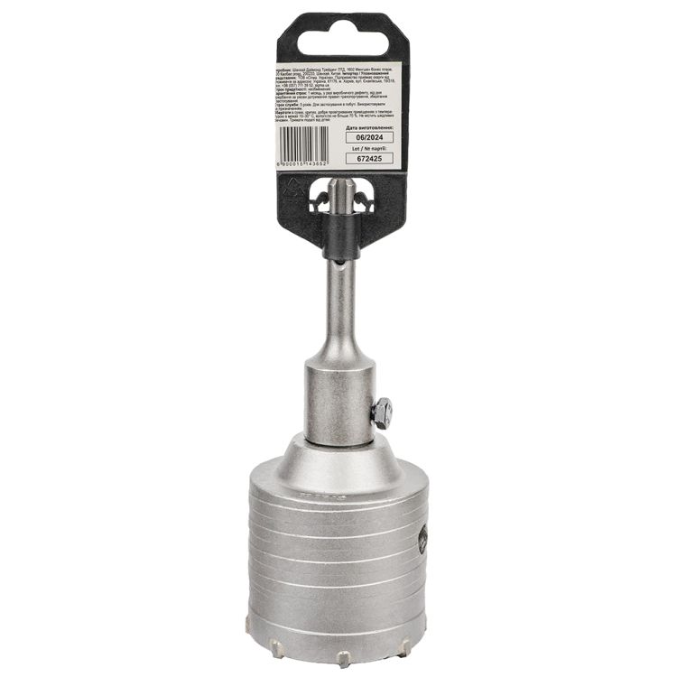 Коронка по бетону Ø65×70мм 8 зубців + хвостовик 110мм SDS-plus GRAD (1514365) - 6