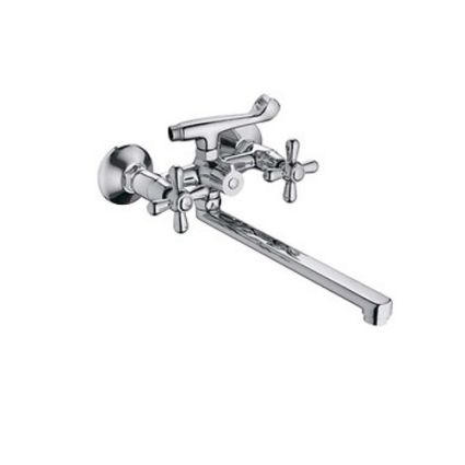 Смеситель для ванны HAIBA Zeus 140 Euro букса резиновая - 1