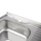 Кухонна мийка Brinex 6060-L 0,6 мм Satin (BRIN6060LSAT06) - 5