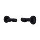 Комплект кранів Thermo Alliance Standart 1/2&amp;quot; З для рушникосушарки кутовий чорний SF395W15B - 3