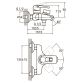 Смеситель KM Ø35 для ванны литой AQUATICA (KM-1C133C) - 2