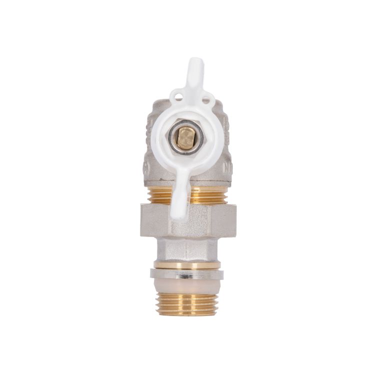 Кран кульовий з америк.(конус) антипротікання кутовий метелик латун. нікелір. 1/2 &amp;quot; зв PN40 SD901NW15PN40 SD Plus - 8