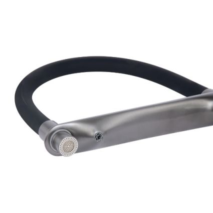 Змішувач д/кухонної мийки Vlasta QTVLA364GMB45649 Gun New з гнуч.вилив.з підключ.д/питної води Q-tap - 6