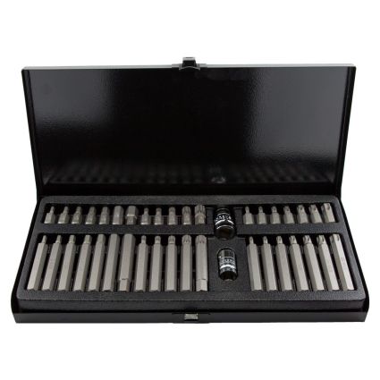 Набор бит HEX TORX SPLINE 1/2&amp;quot; 40шт S2 (металлический кейс) ULTRA (4013622) - 1