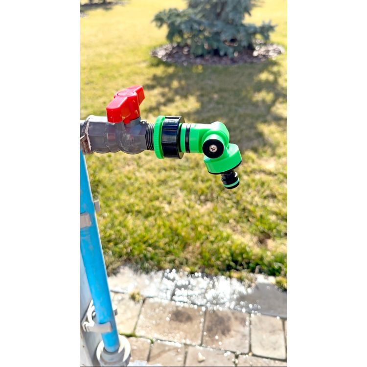 Фітинг Presto-PS поворотний адаптер для коннектора з внутрішньою різьбою 3/4-1 дюйм (4009) - 8