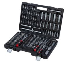 Набор насадок торцевых и биты 1/4&quot;, 3/8&quot;, 1/2&quot; 172 шт CrV Taiwan ULTRA (6003232)