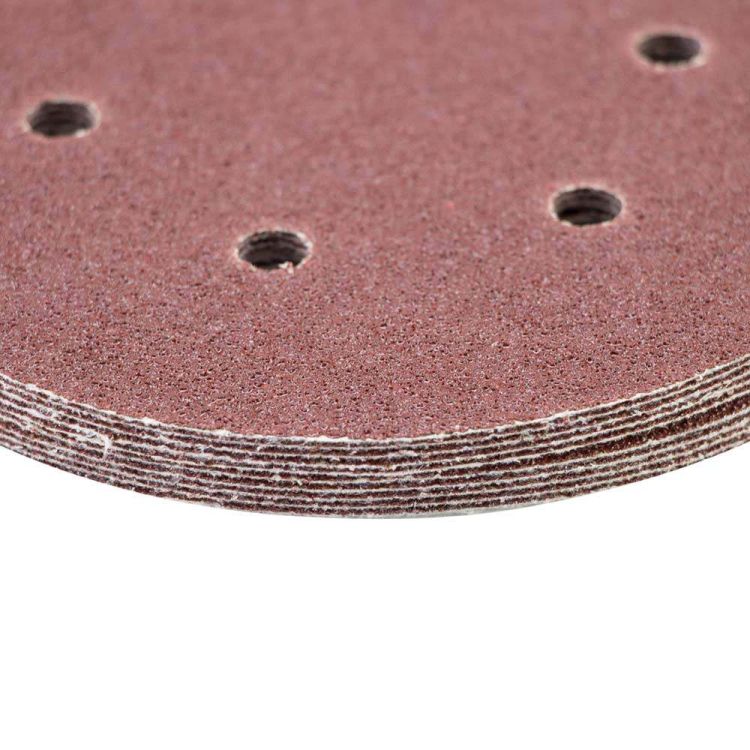 Шлифовальный круг 6 отверстий Ø150мм P60 (10шт) Sigma (9122241) - 4