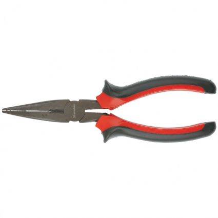 Длинногубцы Black Nickel, 180 мм, прямые, двухкомпонентные рукоятки MTX 171609 - 1