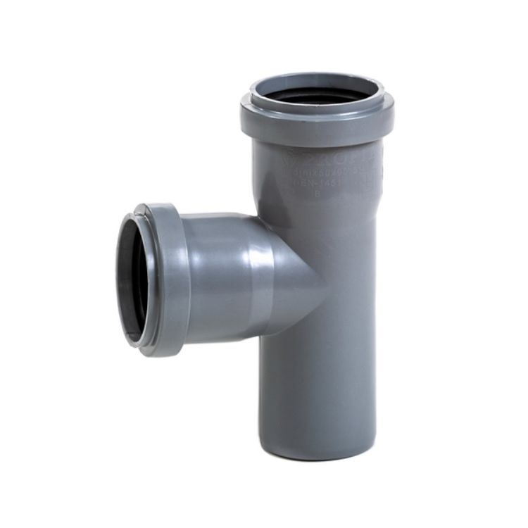 Трійник каналізаційний 50x50x87,5° СВК - 1