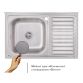 Кухонна мийка Imperial 5080-L Decor (IMP5080LDEC) - 3