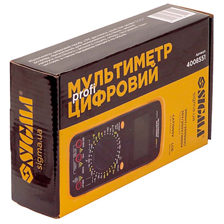 Мультиметр цифровой профи Sigma (4008551) - 8