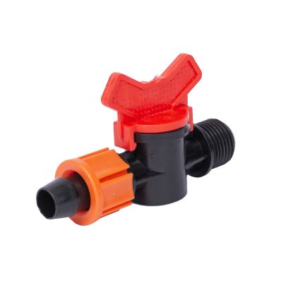 Кран для капельной ленты Ø16мм н/р 1/2&amp;quot; FLORA (5079654) - 1