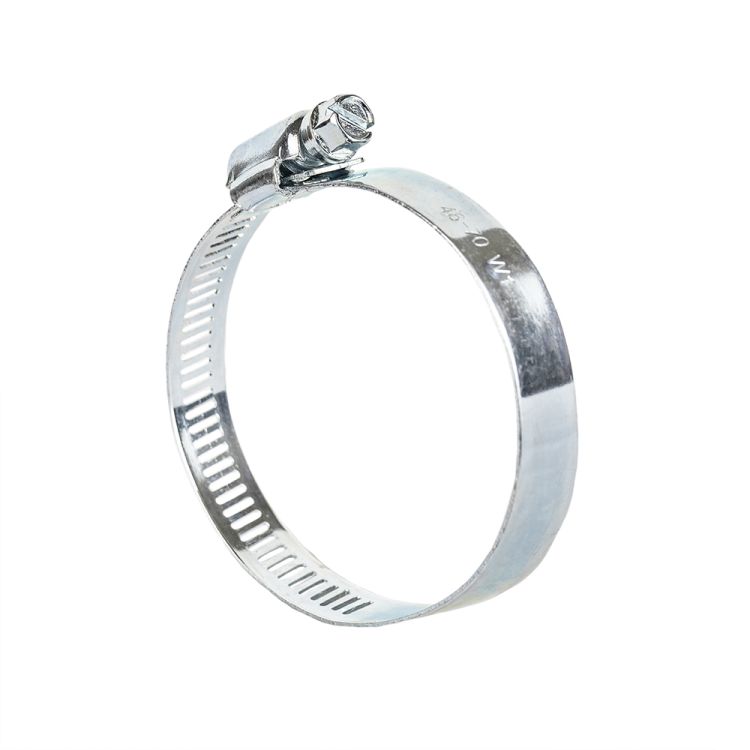 Хомут черв'ячний оцинкований 12,7 мм D46-70мм 10шт Grad (2511455) - 4